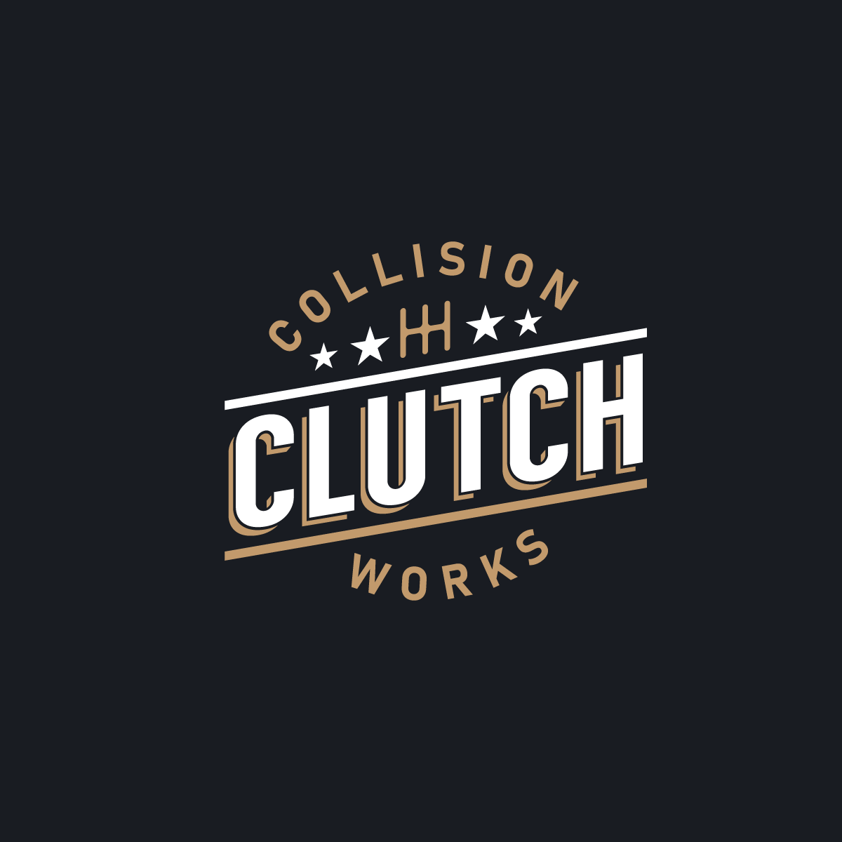 Logo Design by END™ for Clutch Collision Works | Design #29907813