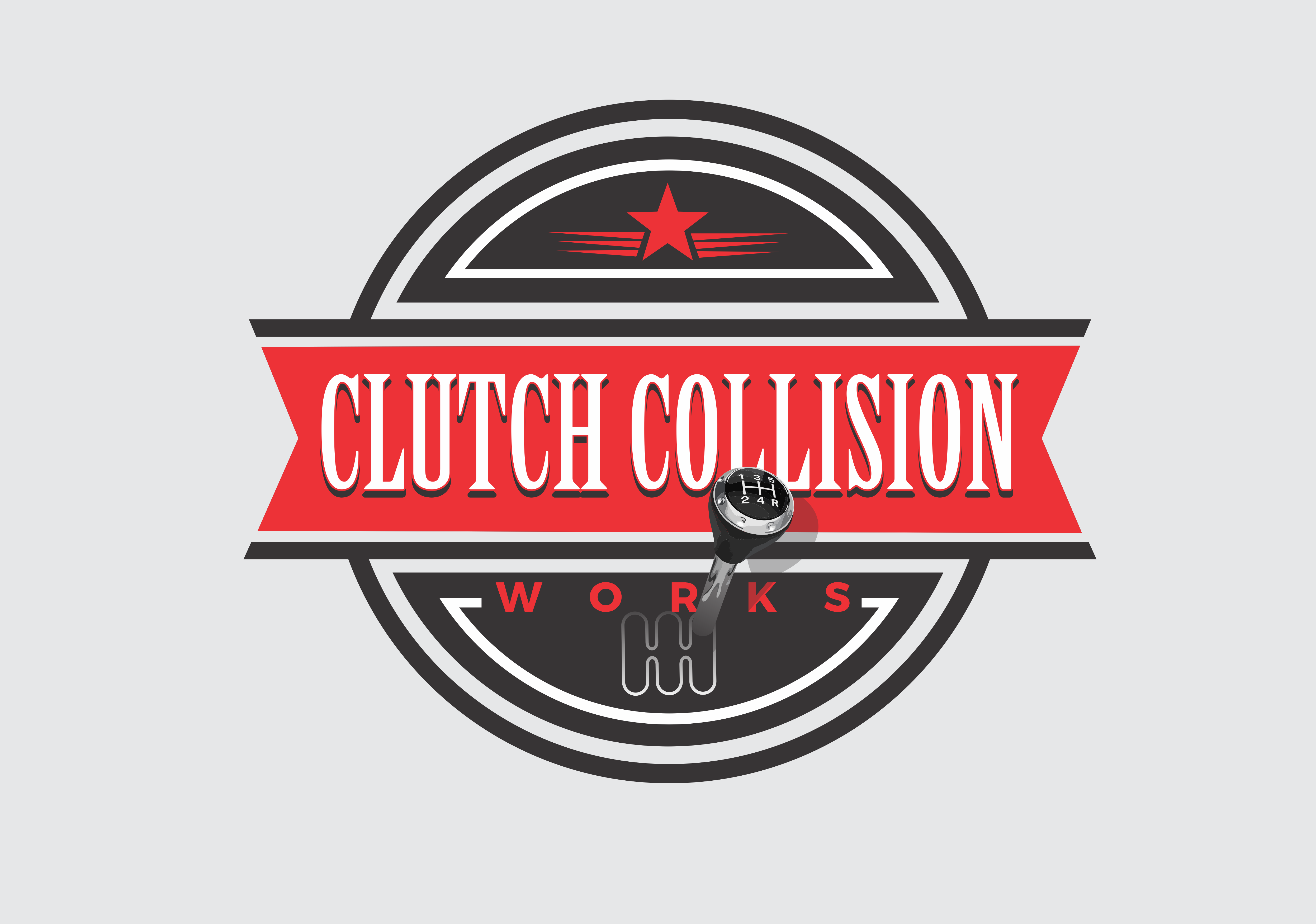 Logo Design by juanjoseolivieri for Clutch Collision Works | Design #29887966