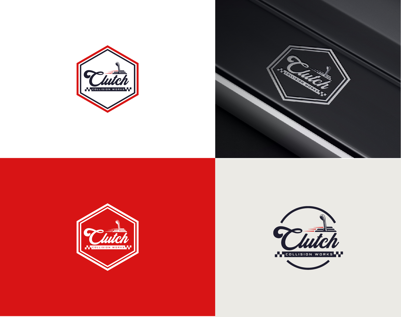 Logo Design by syra1233 for Clutch Collision Works | Design #29898427