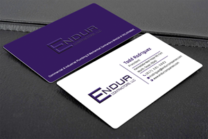 Business Card Design by Creative Moon Design for Endur Contractors, LLC | Design: #29888419