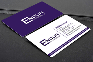 Design de Carte de Visite par Creative Moon Design pour Endur Contractors, LLC | Design : #29888420