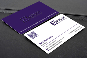 Business Card Design by Creative Moon Design for Endur Contractors, LLC | Design: #29888421