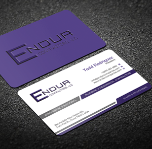 Design de Carte de Visite par Graphixpointt pour Endur Contractors, LLC | Design : #29887914