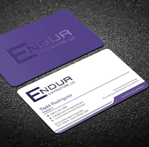 Design de Carte de Visite par Graphixpointt pour Endur Contractors, LLC | Design : #29887920