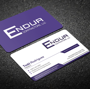Design de Carte de Visite par Graphixpointt pour Endur Contractors, LLC | Design : #29888039