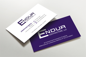 Design de Carte de Visite par LAXMI DESIGNHUB pour Endur Contractors, LLC | Design : #29891891