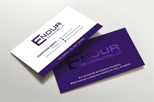 Design de Carte de Visite par LAXMI DESIGNHUB pour Endur Contractors, LLC | Design : #29891898