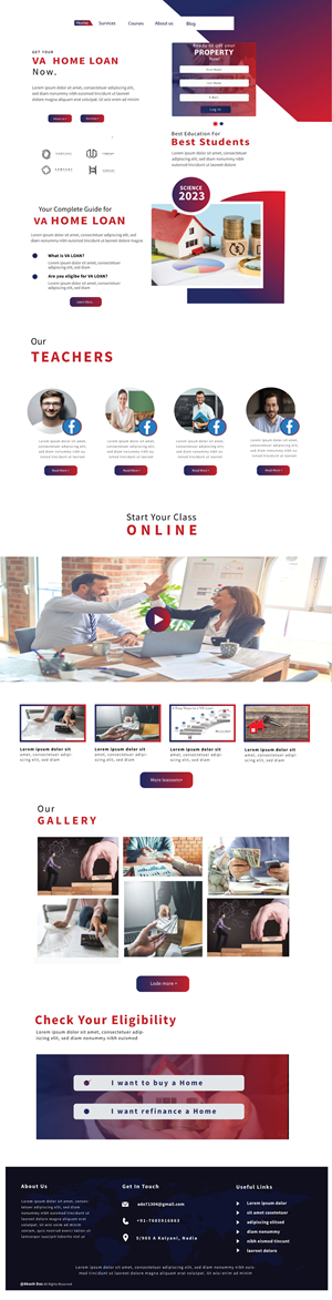 Web Design by anitasamanta for this project | Design #29894784