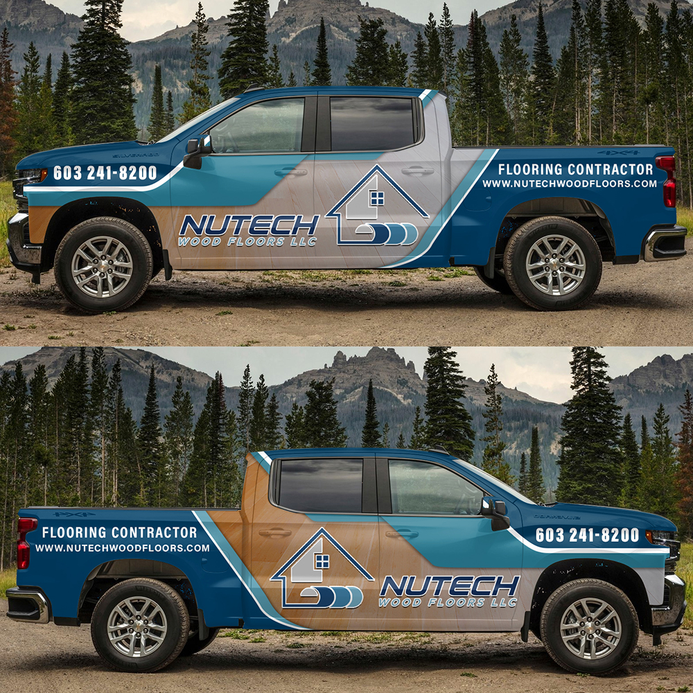 Car Wrap Design by aabirk09 for Nutech Wood Floors | Design #29914217