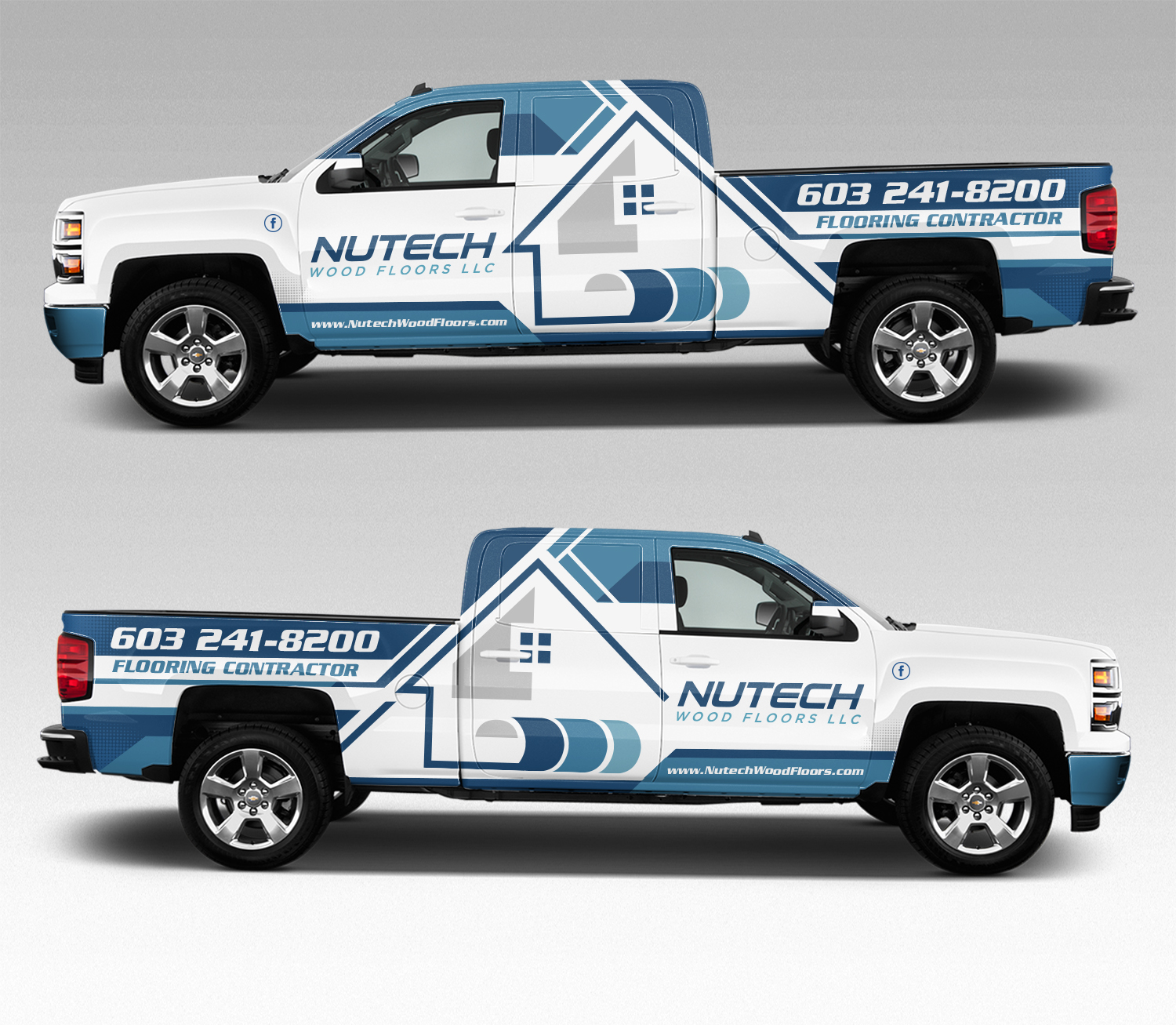 Diseño de Rotulación de Vehículo por dedenambrol para Nutech Wood Floors | Diseño #29917367