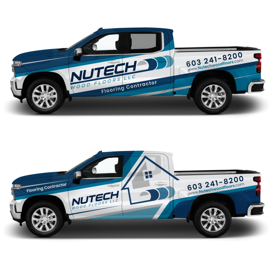 Car Wrap Design by Yoga Tri for Nutech Wood Floors | Design #29906804