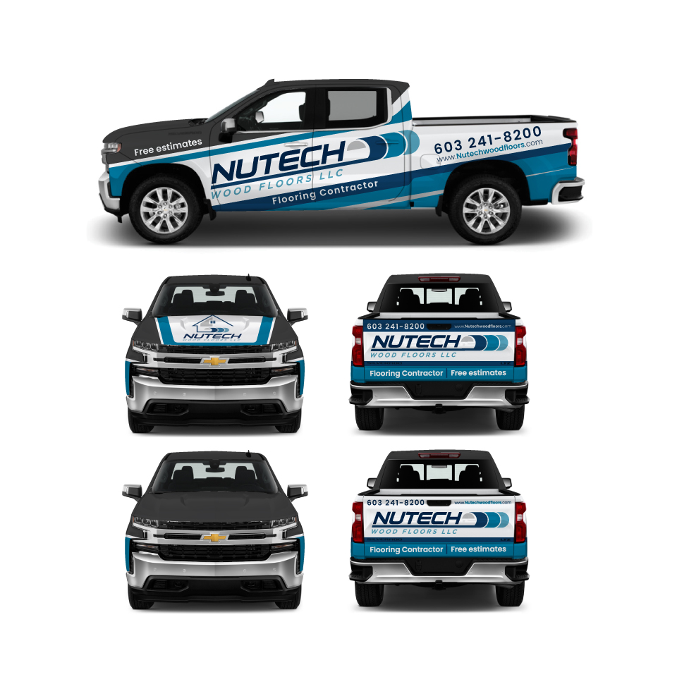 Car Wrap Design by Yoga Tri for Nutech Wood Floors | Design #29919635