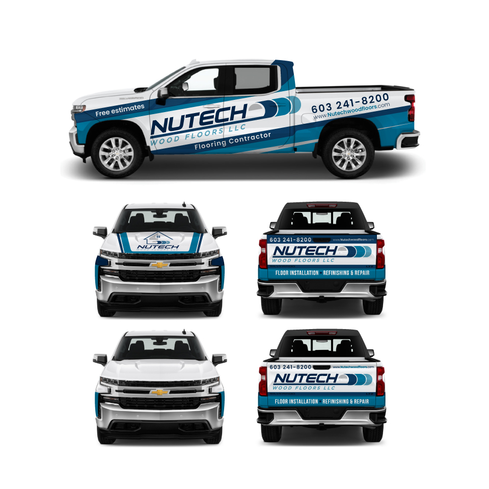 Car Wrap Design by Yoga Tri for Nutech Wood Floors | Design #29921778