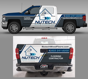 Car Wrap Design by typefdesign for Nutech Wood Floors | Design #29919981