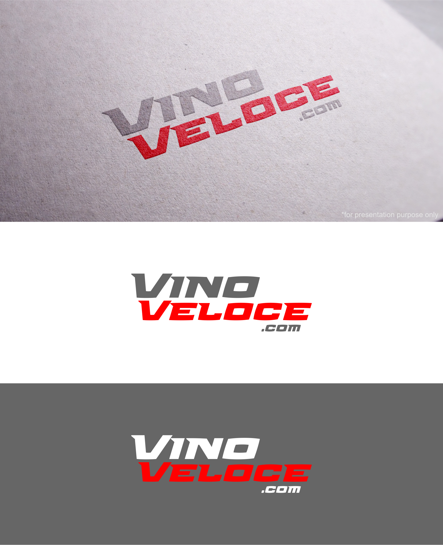 Logo Design by R16 for Vino Veloce.com | Design #29934004