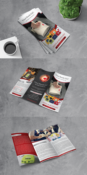 Diseño de Flyer por alex989 para Vital Hands LLC | Diseño: #29899015