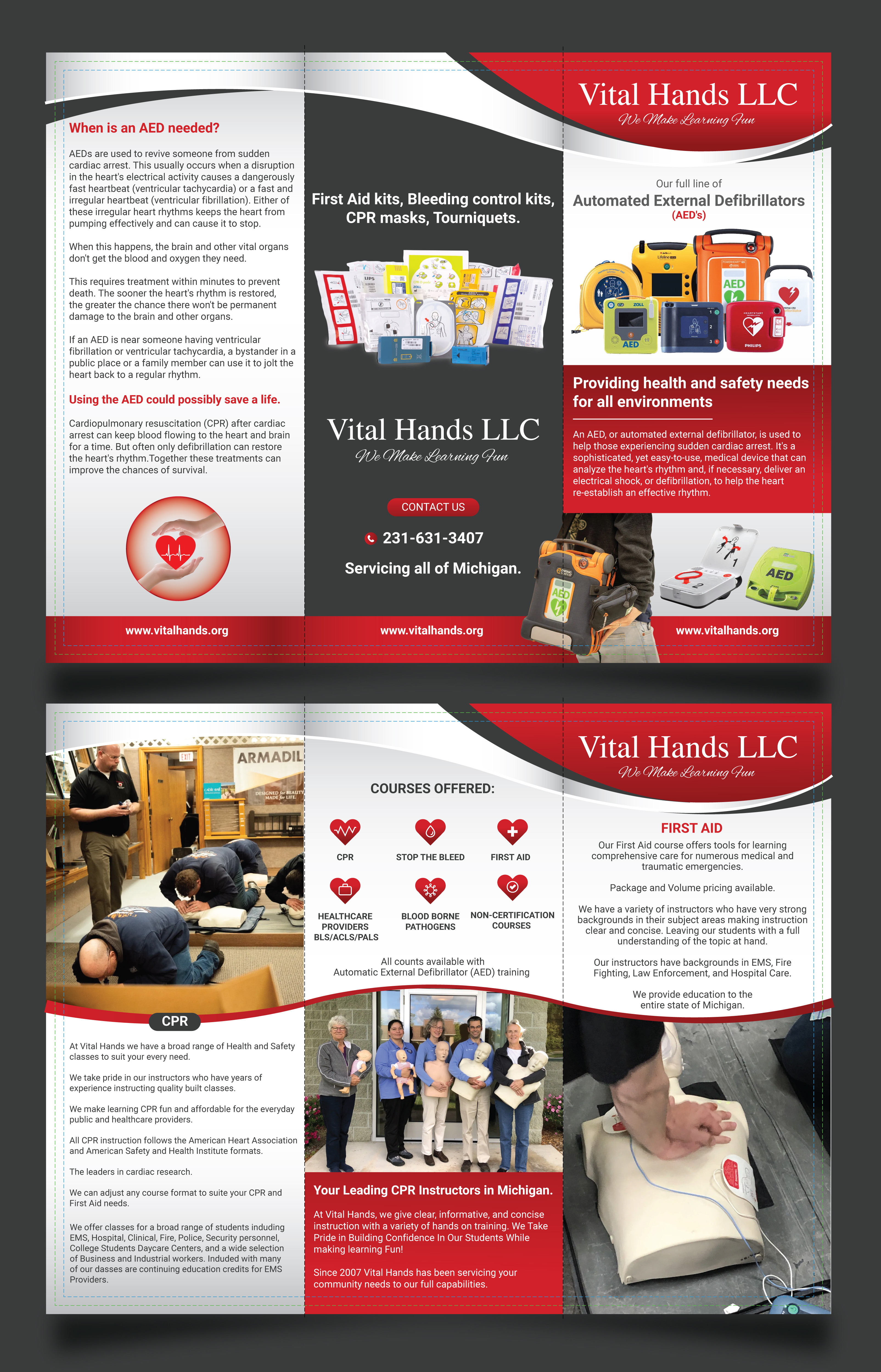 Flyer Design by saurov for Vital Hands LLC | Design #29935277