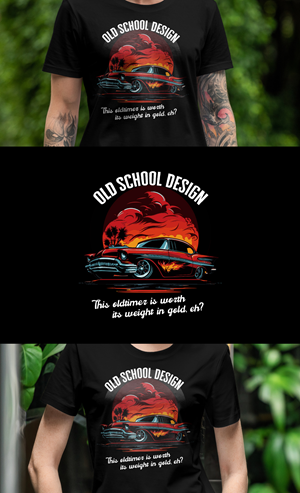 T-shirt Design by GLDesigns for Old school design | Design: #29927026