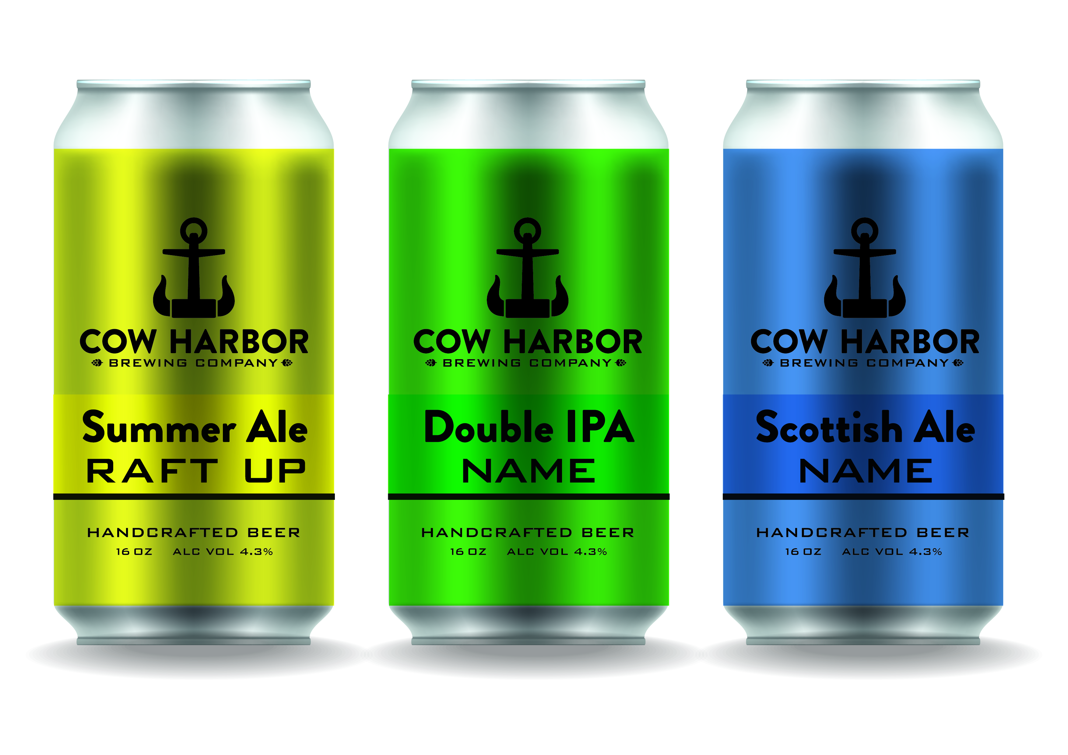 Label Design by MarkoE for Cow Harbor Brewing | Design #29959749