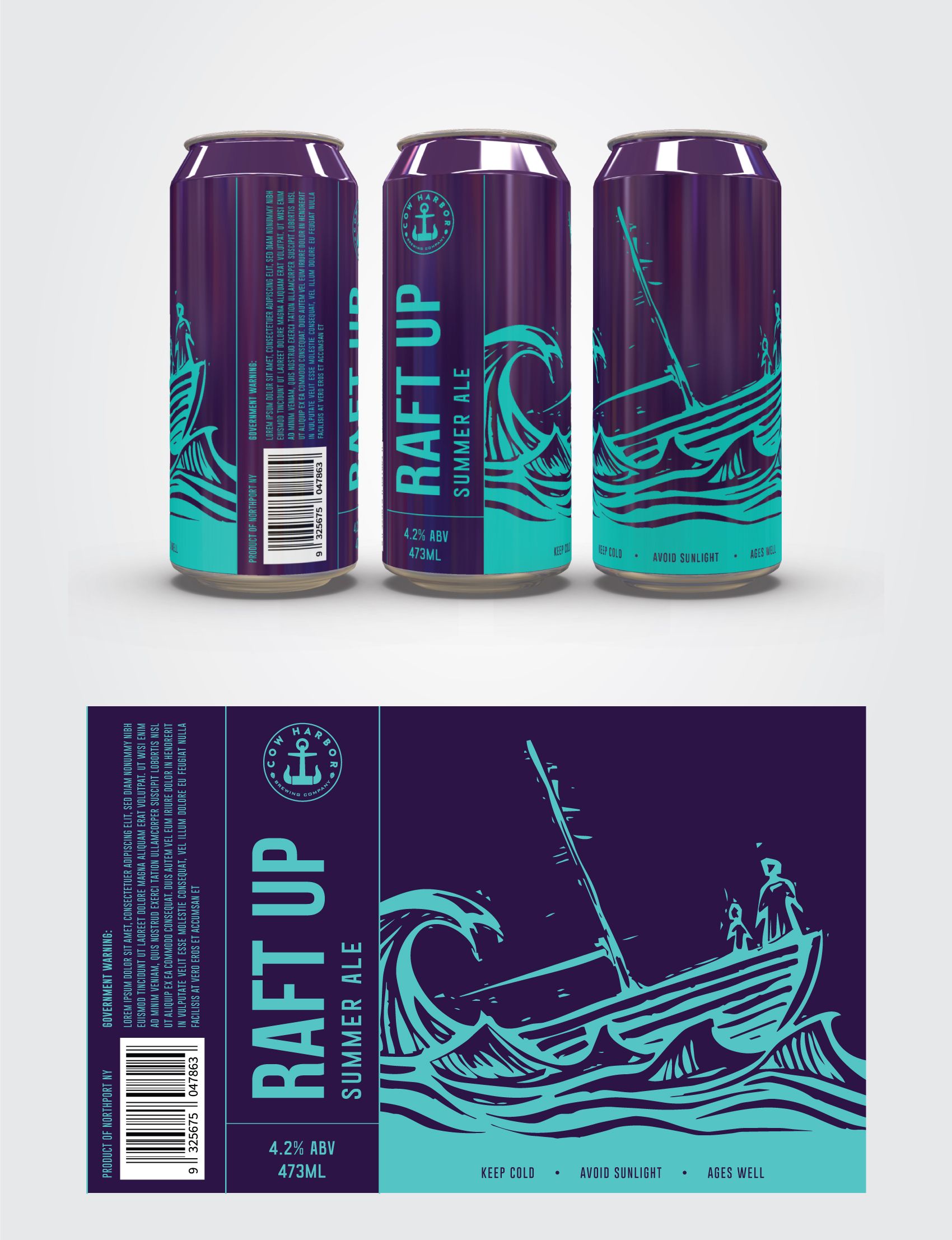 Etikett-Design von raphis für Cow Harbor Brewing | Design #29967687