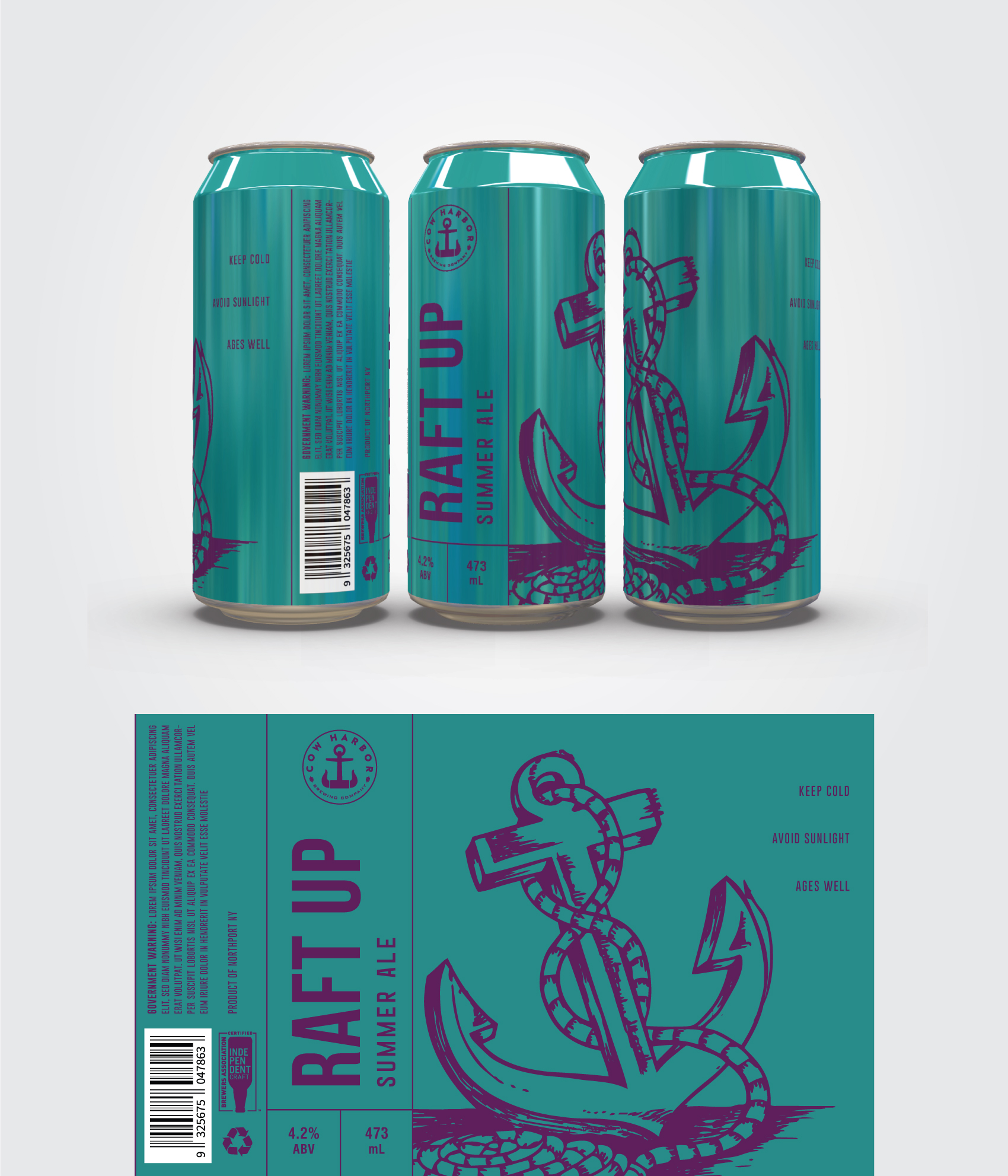 Etikett-Design von raphis für Cow Harbor Brewing | Design #29973069