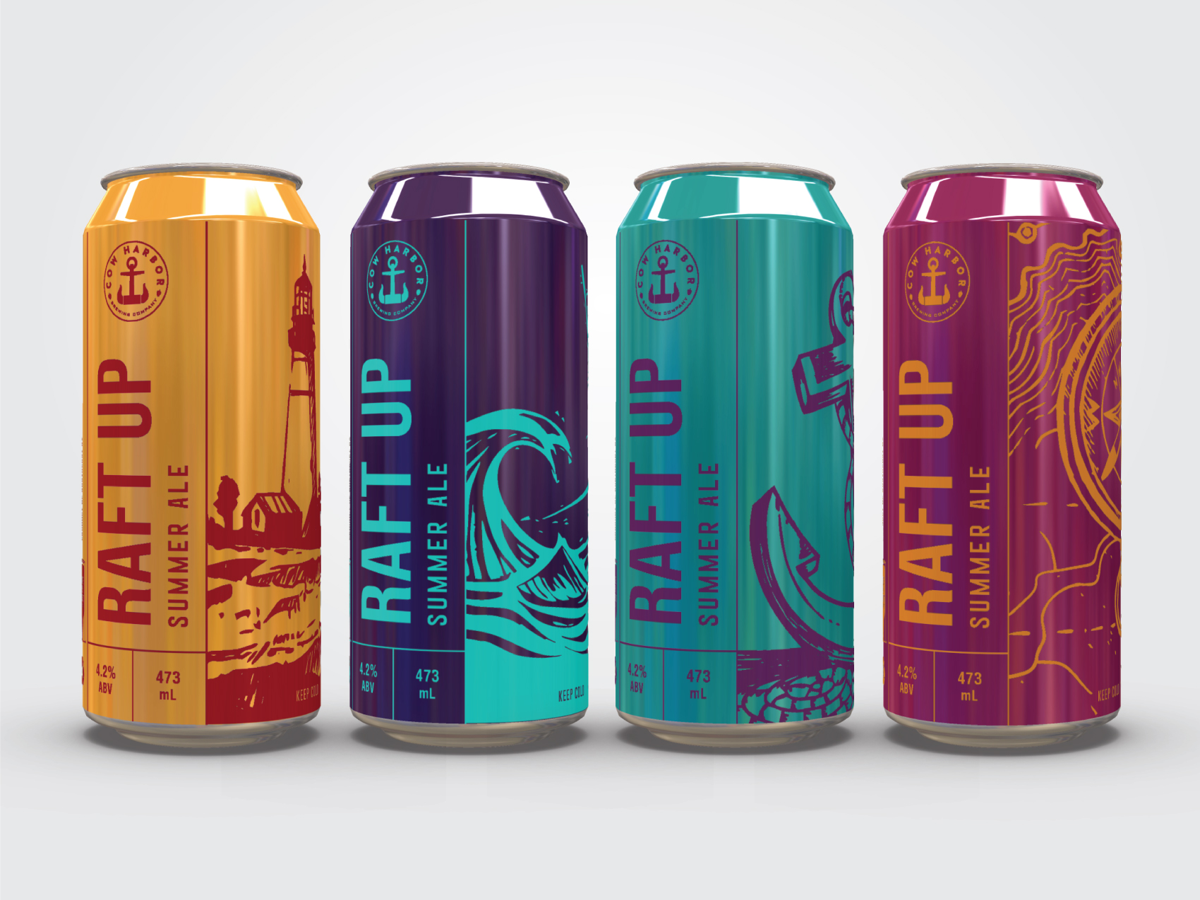 Diseño de Etiqueta por raphis para Cow Harbor Brewing | Diseño #29973074