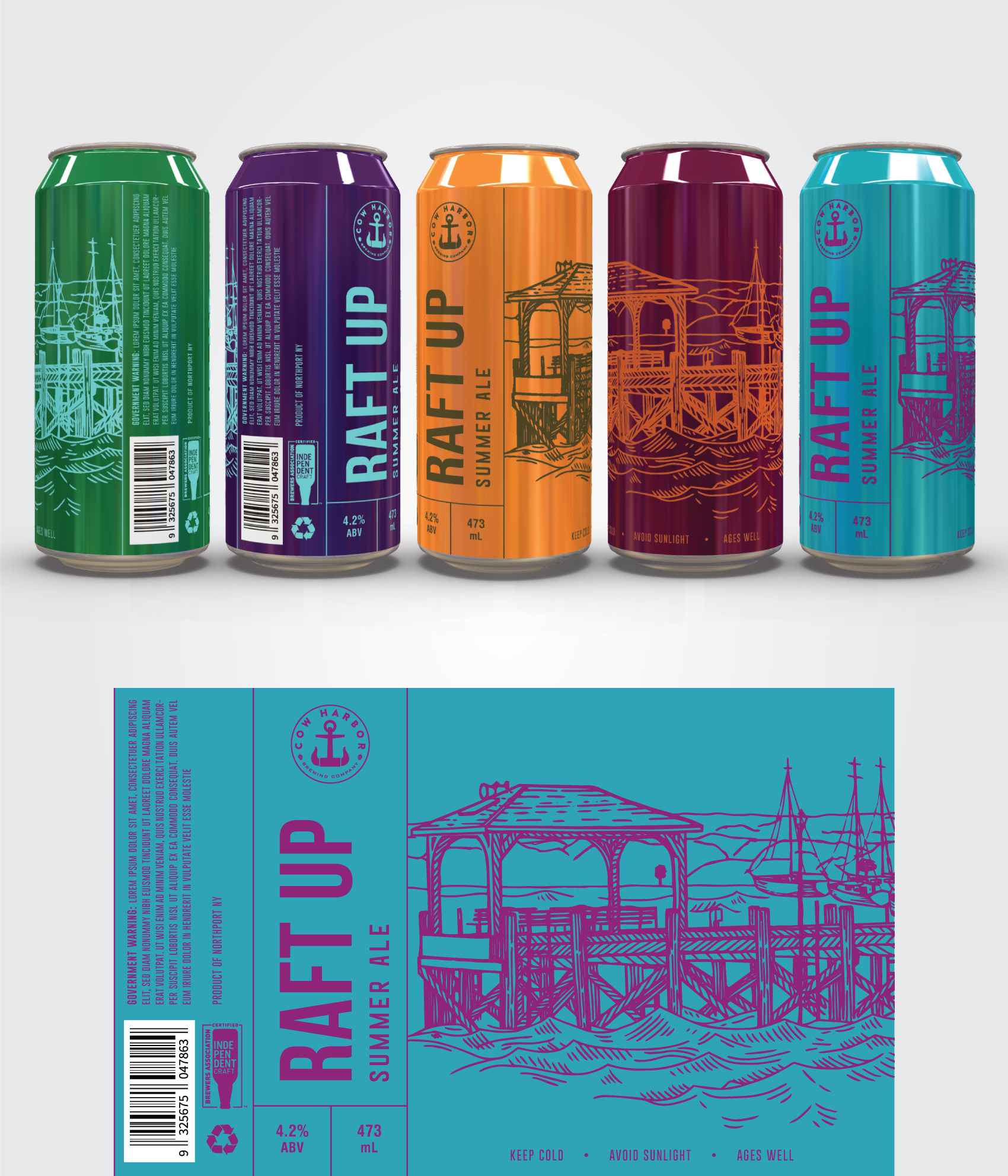 Design Étiquette par raphis pour Cow Harbor Brewing | Design : #29986582