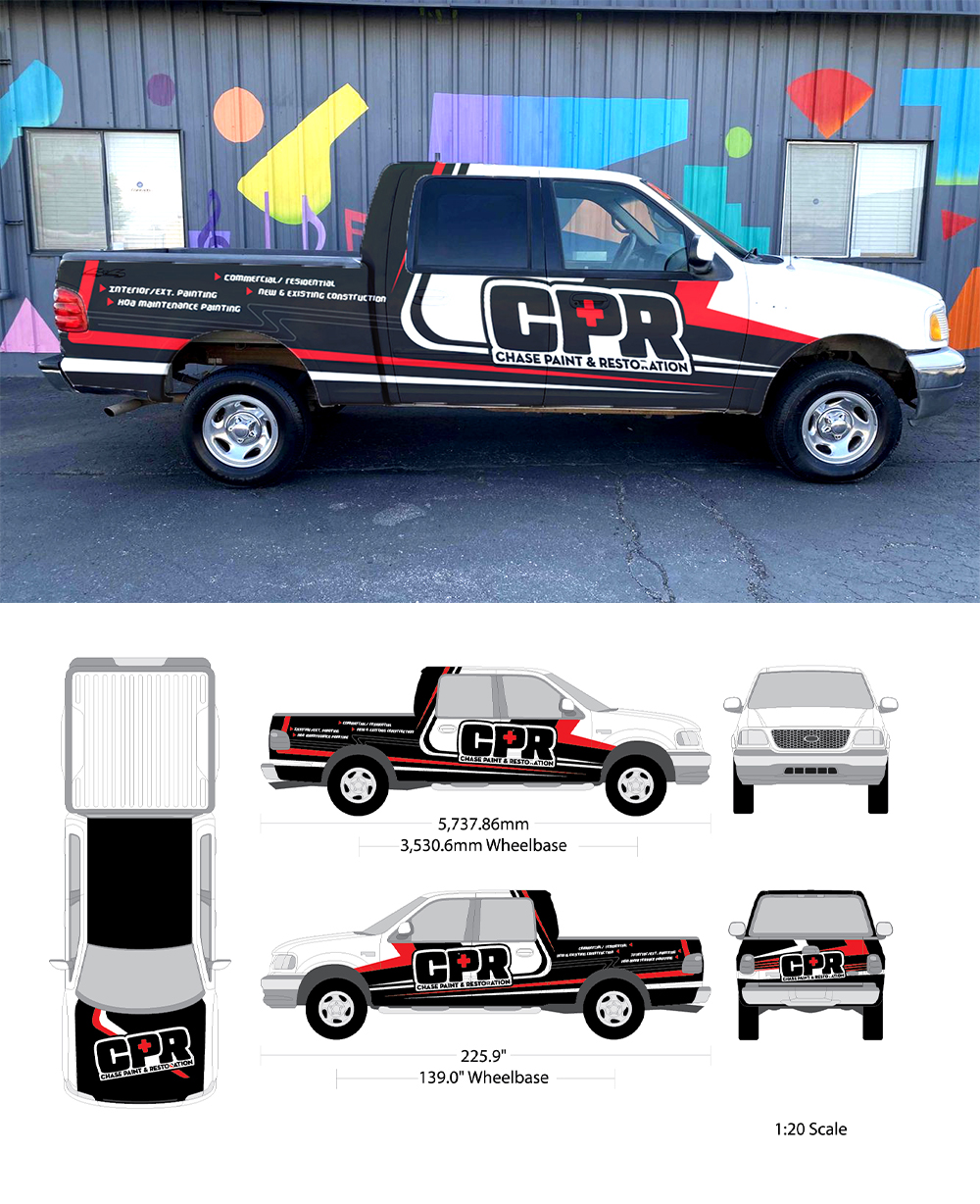 Car Wrap Design by aabirk09 for GT Printing | Design #29913681