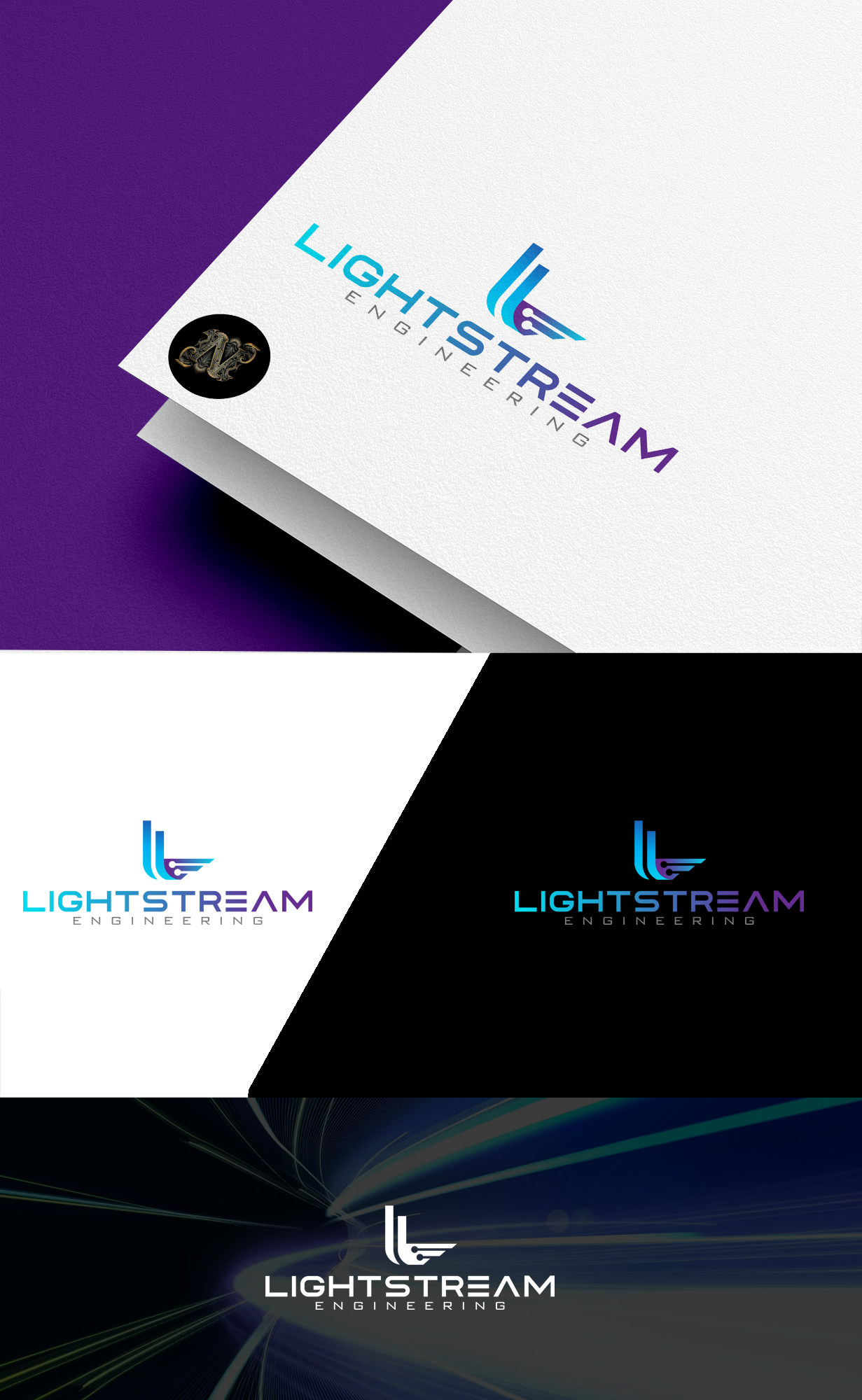 Professional, Modern, Outdoor Lighting Logo Design for Lightstream