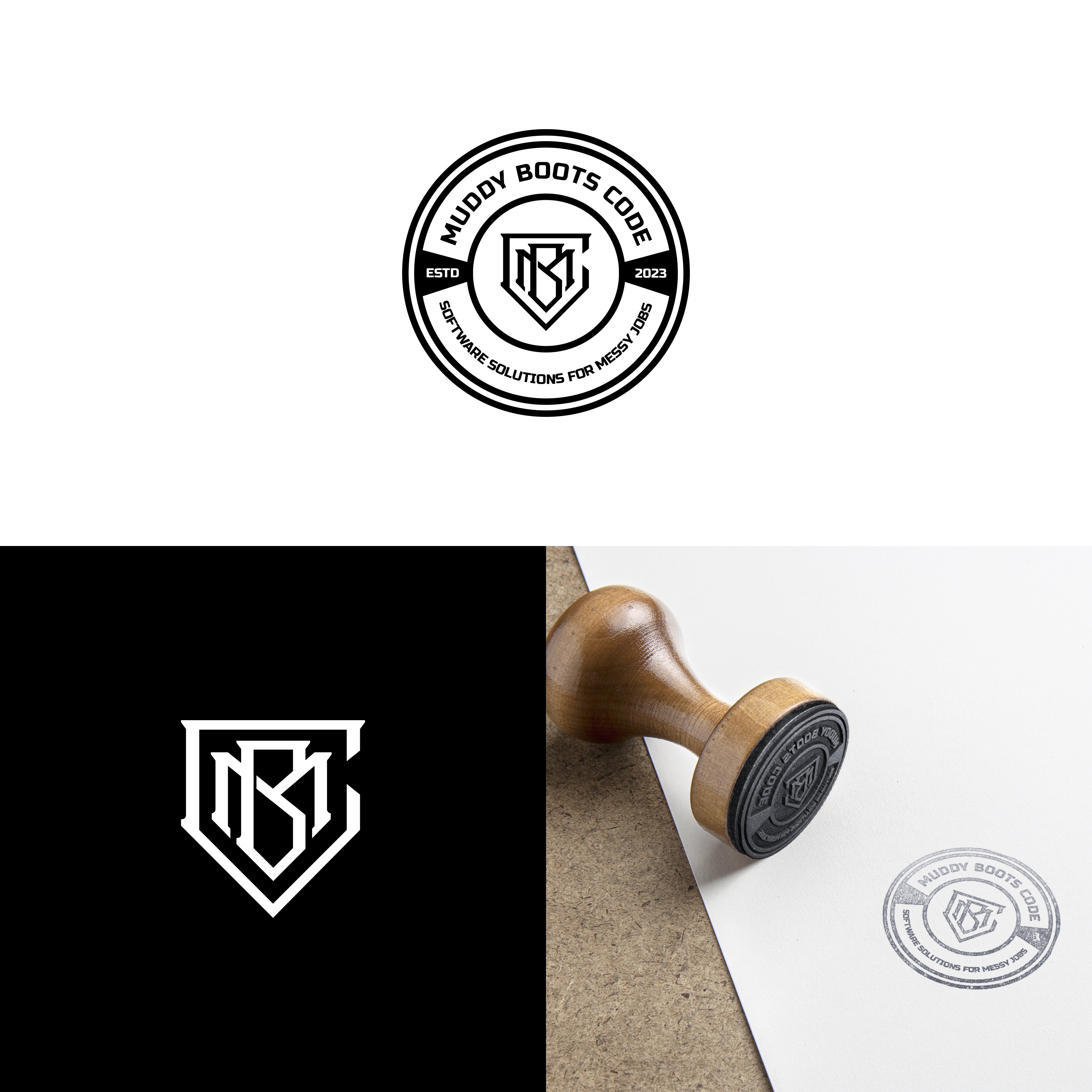 Logo Design by Adilia Romadina for Muddy Boots Code | Design #29911009