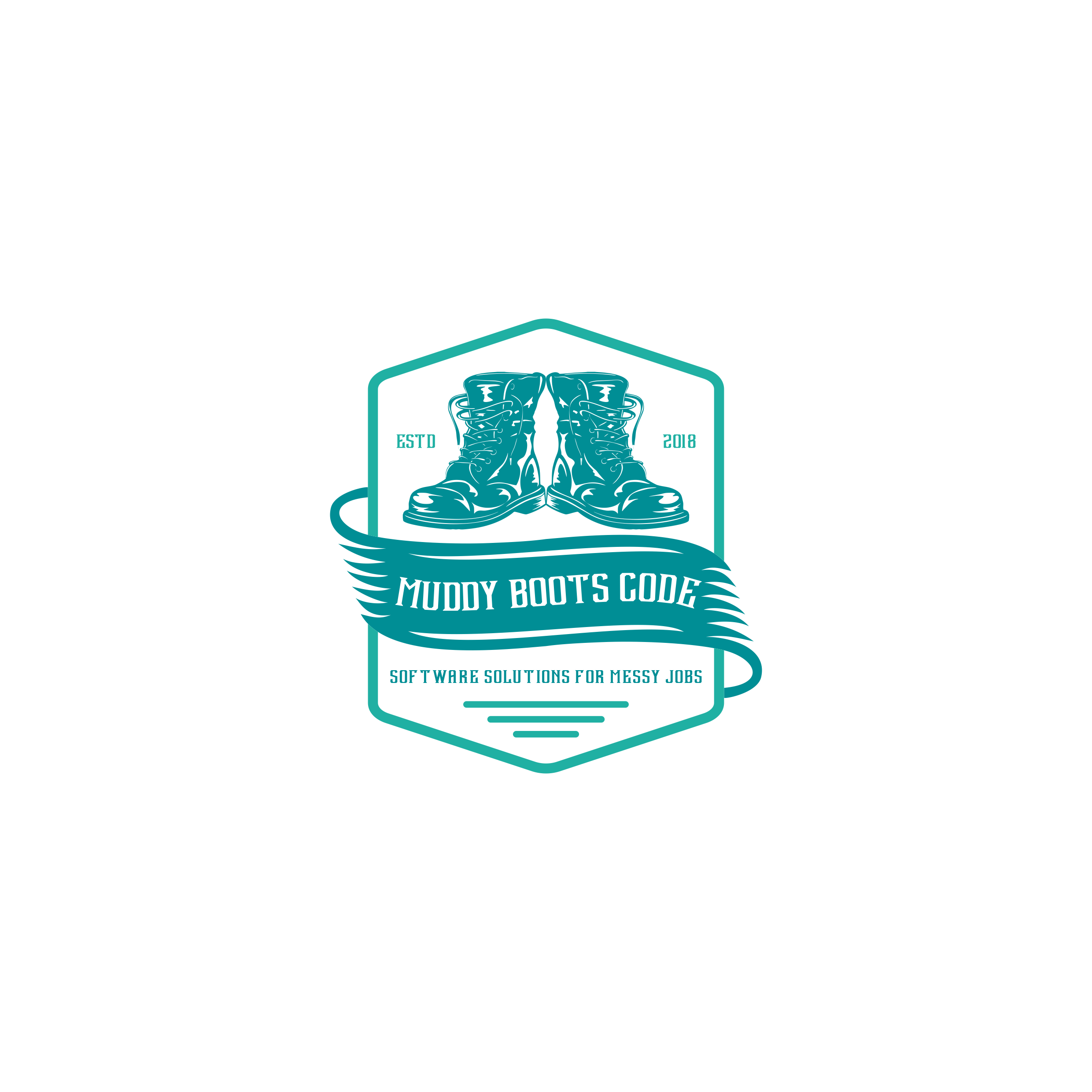 Logo Design by ManasaTrade for Muddy Boots Code | Design #29922987