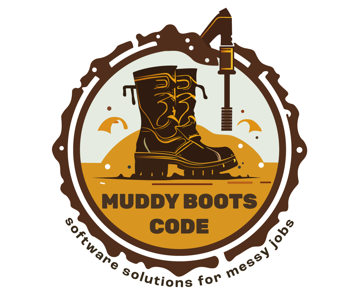 Logo Design by Erraji for Muddy Boots Code | Design #29927157