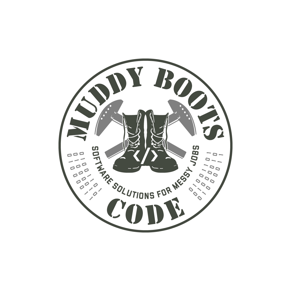 Logo Design by sourgraping for Muddy Boots Code | Design #29917631