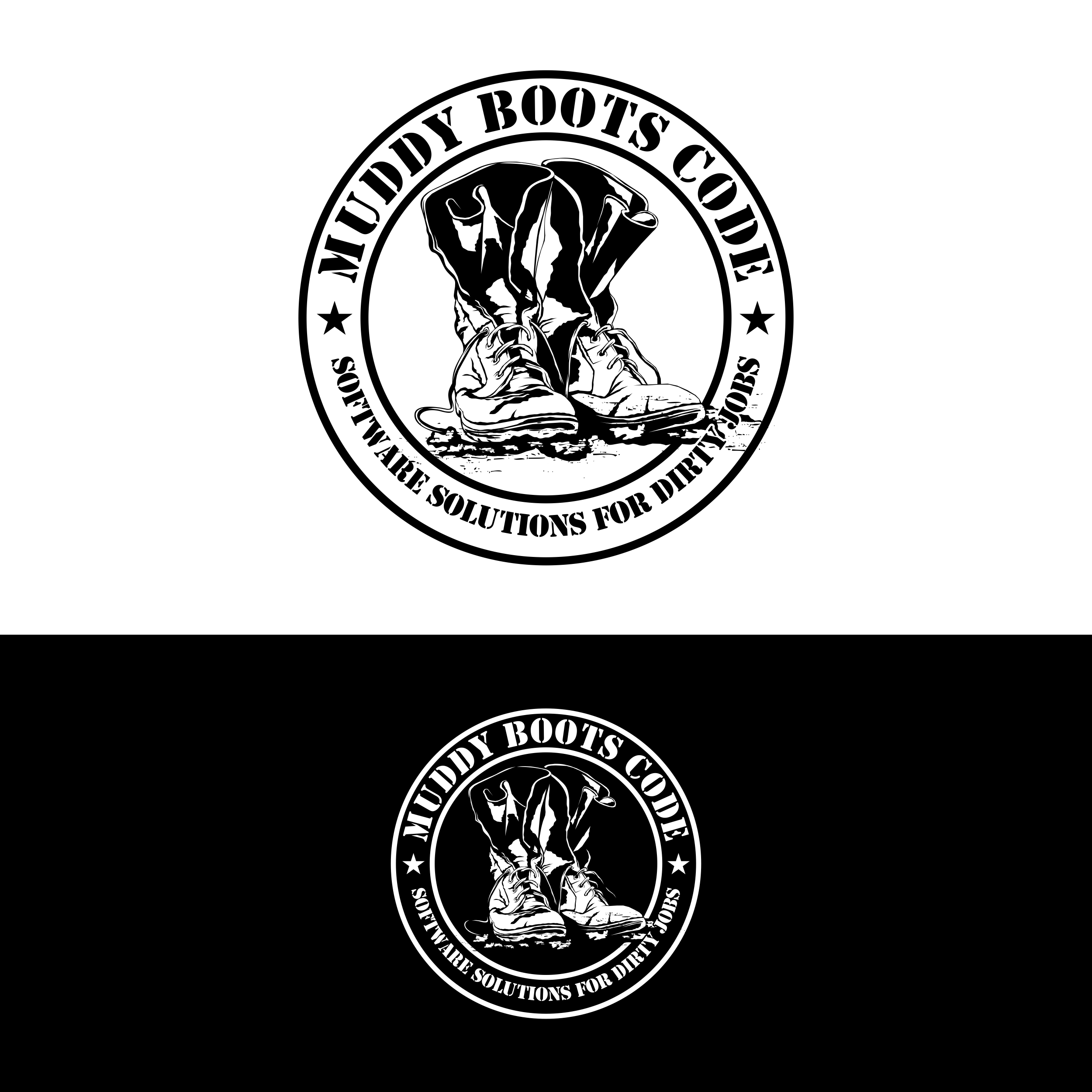 Logo Design by luckdesign for Muddy Boots Code | Design #29915021