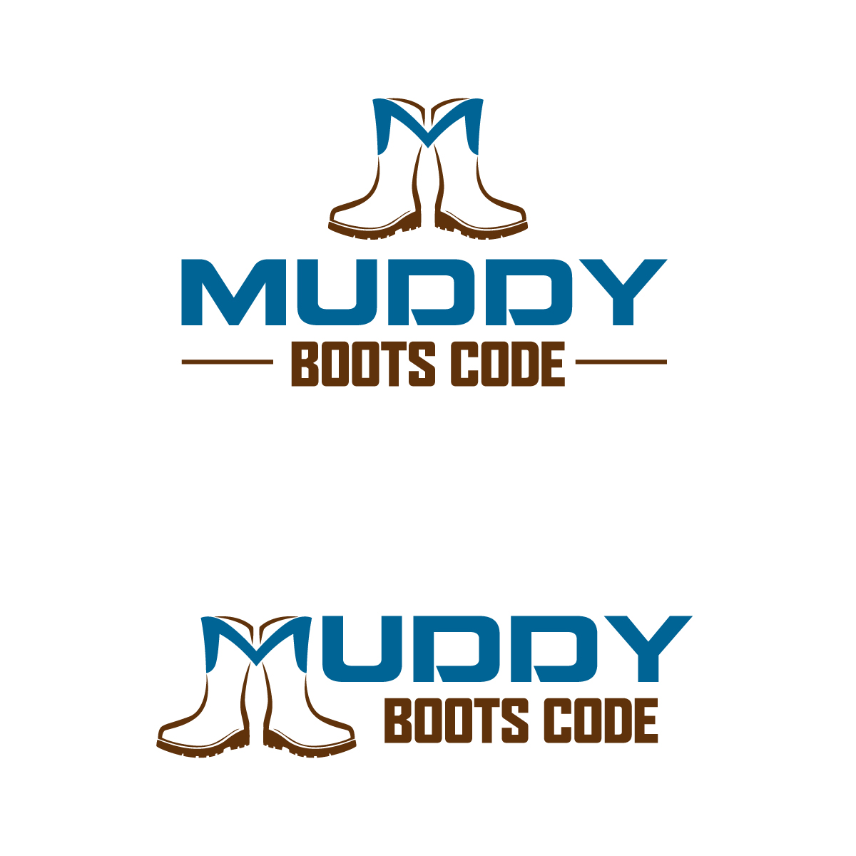 Logo Design by prodesigns99 for Muddy Boots Code | Design #29920754