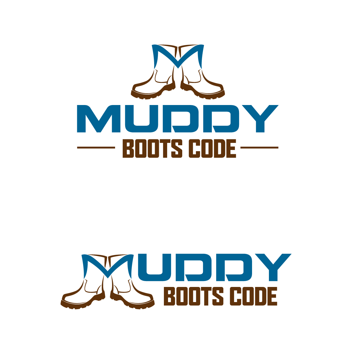 Logo Design by prodesigns99 for Muddy Boots Code | Design #29920755