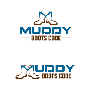 Logo Design by prodesigns99 for Muddy Boots Code | Design: #29920755