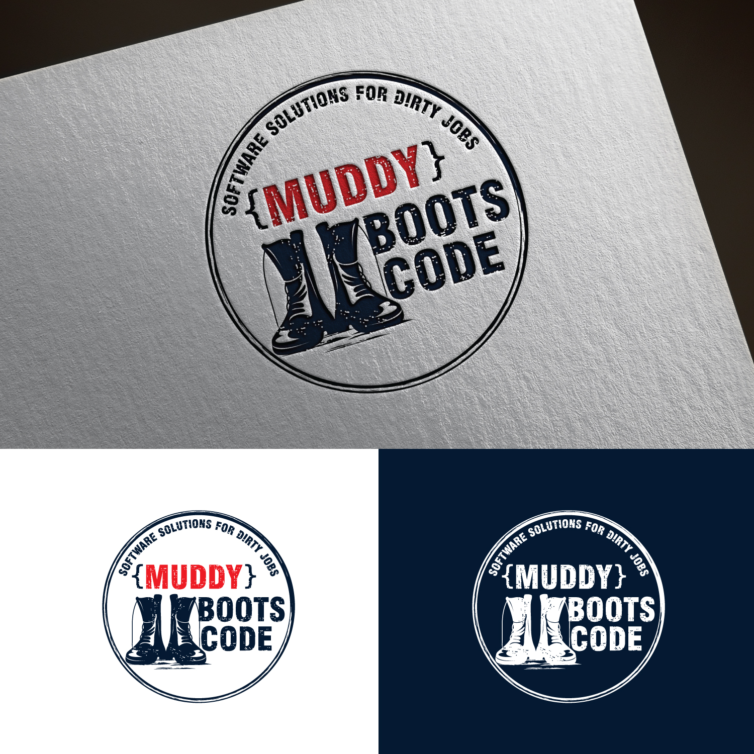 Logo Design by sankar999 for Muddy Boots Code | Design #29910299