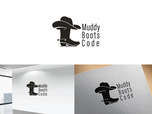 Logo Design by Hieroglyphics for Muddy Boots Code | Design: #29911423