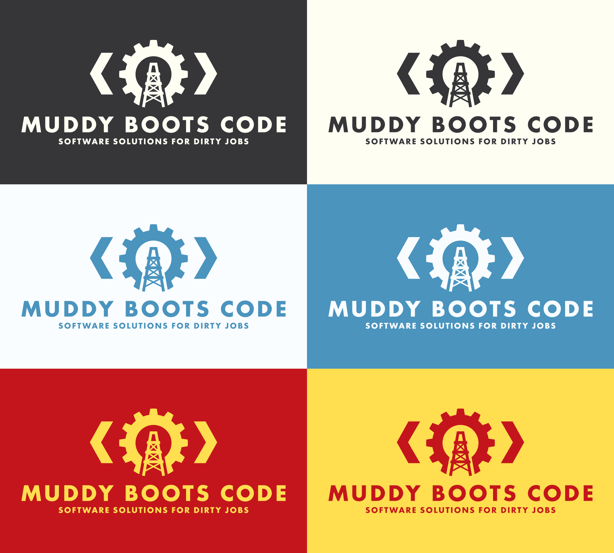 Logo Design by Mclickster Designs for Muddy Boots Code | Design #29922652