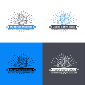 Logo Design by dk_Grafika for Muddy Boots Code | Design: #29917226