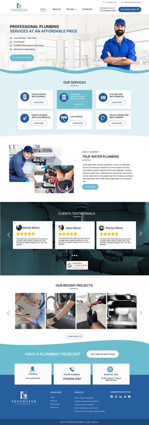 Web Design by DeriMH for this project | Design: #29940327