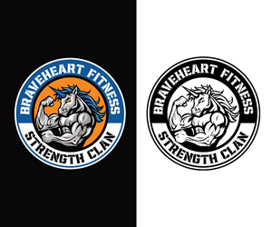 Gym apparel brand - Unicorn Bodybuilding Mascot