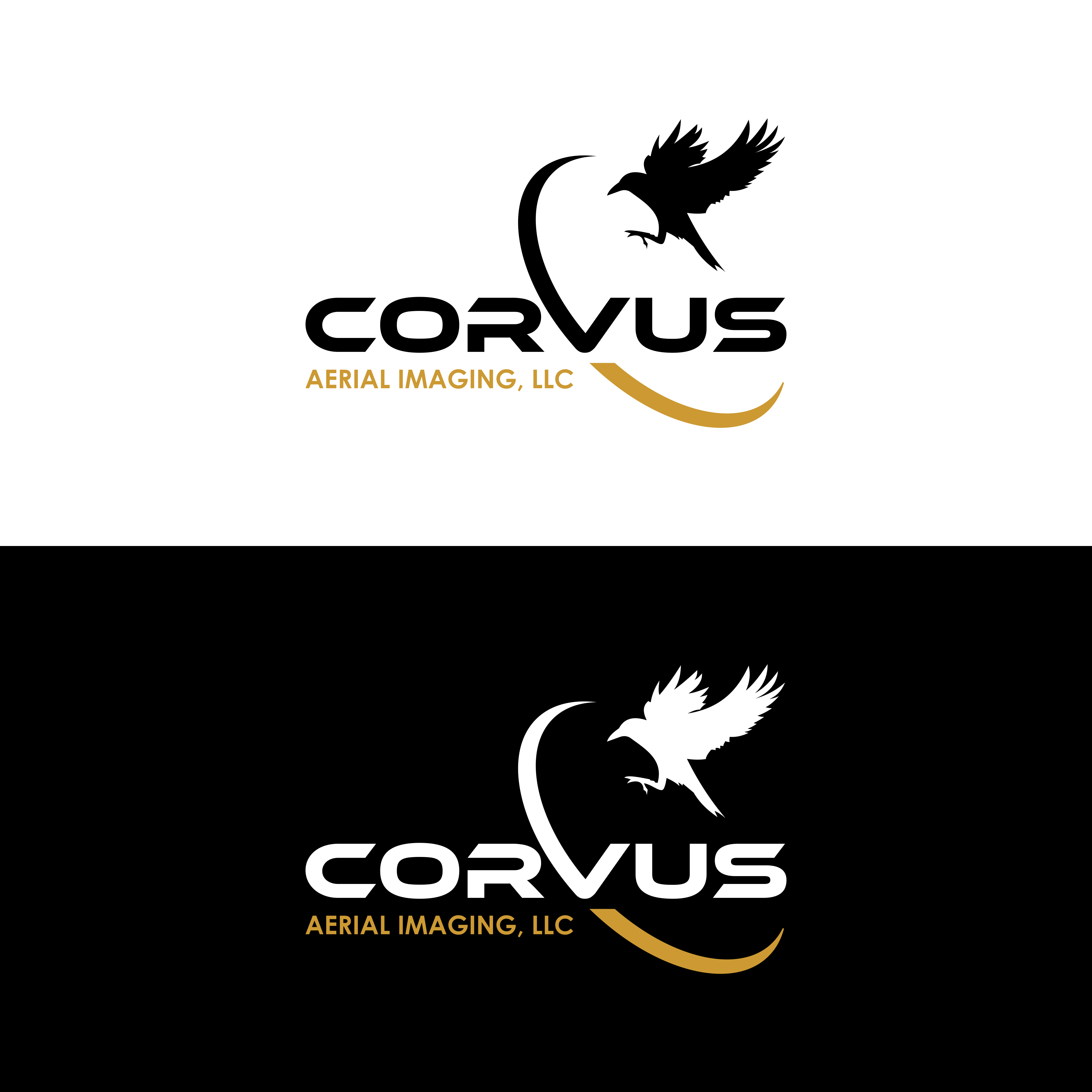 Logo Design by om roz for Corvus Aerial Imaging, LLC | Design #29931724