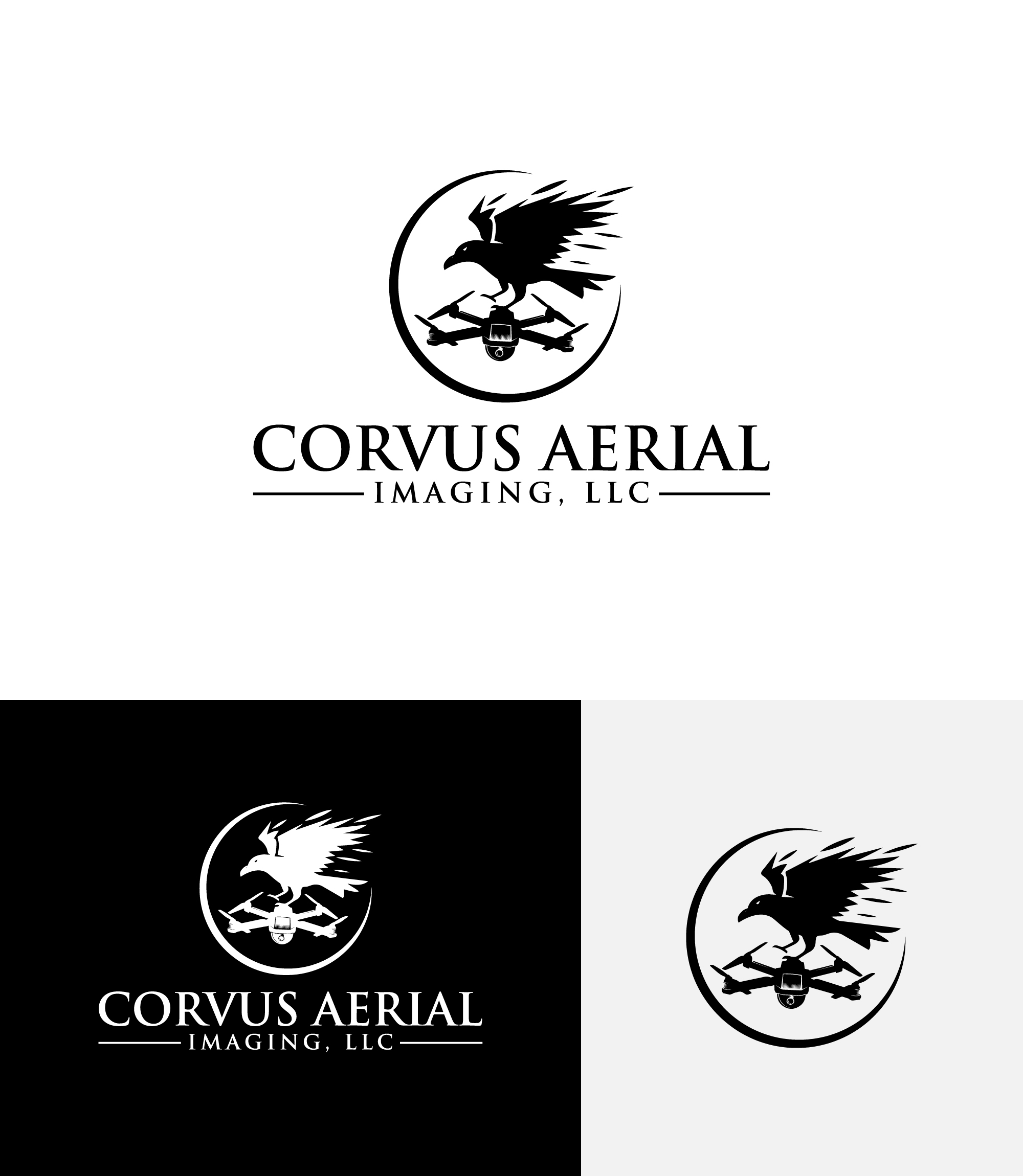 Logo-Design von SK art_pro für Corvus Aerial Imaging, LLC | Design #29933080