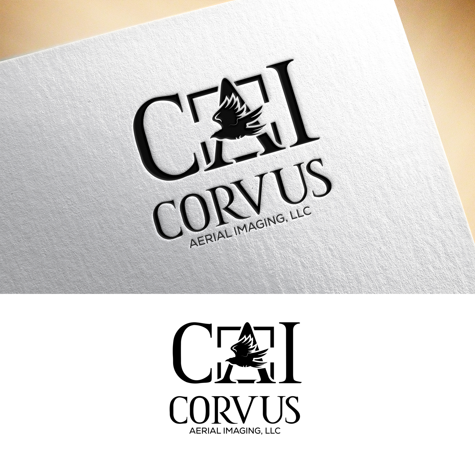 Logo Design by Impressive Solutions for Corvus Aerial Imaging, LLC | Design #29924701