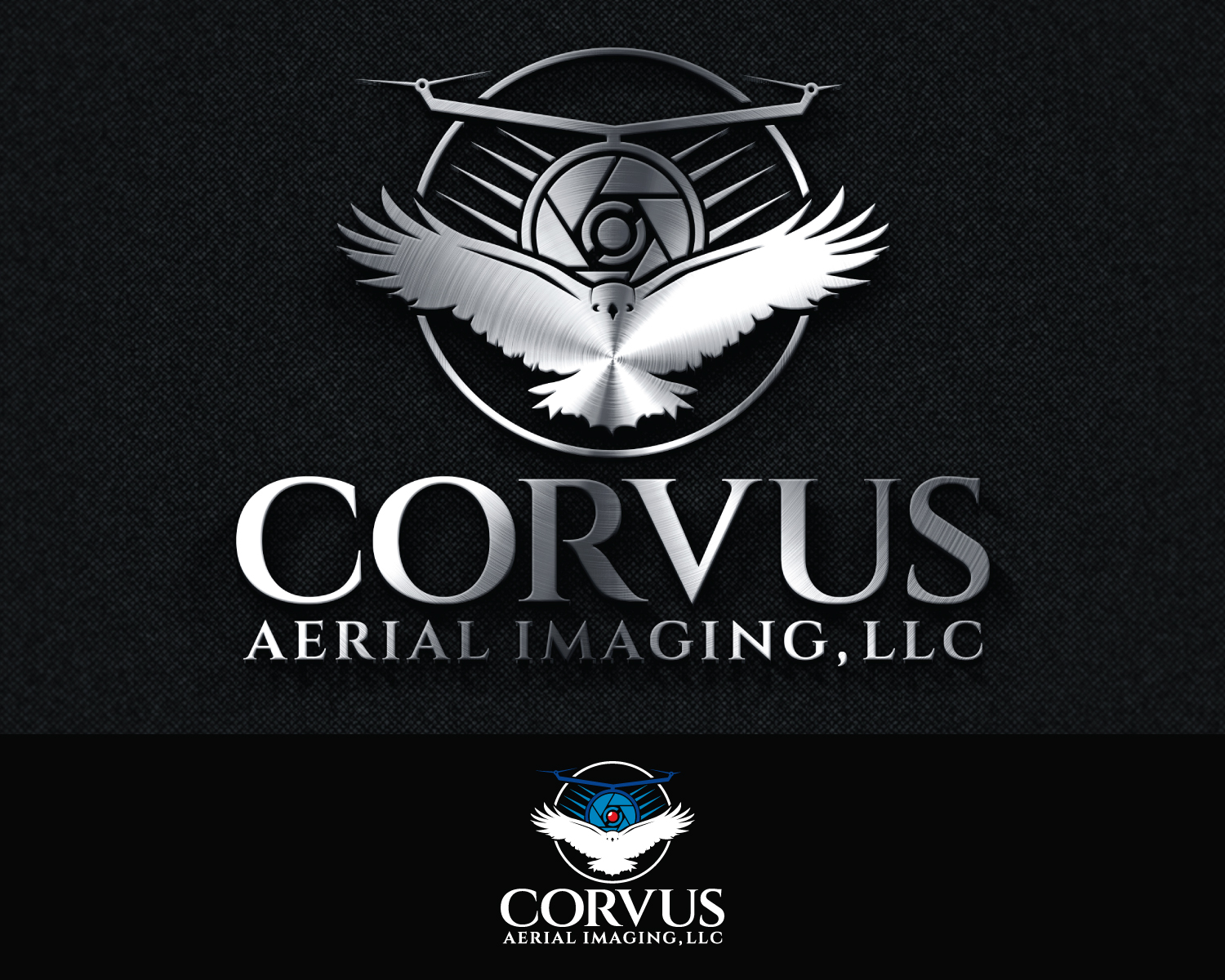 Logo Design by Atec for Corvus Aerial Imaging, LLC | Design #29931263