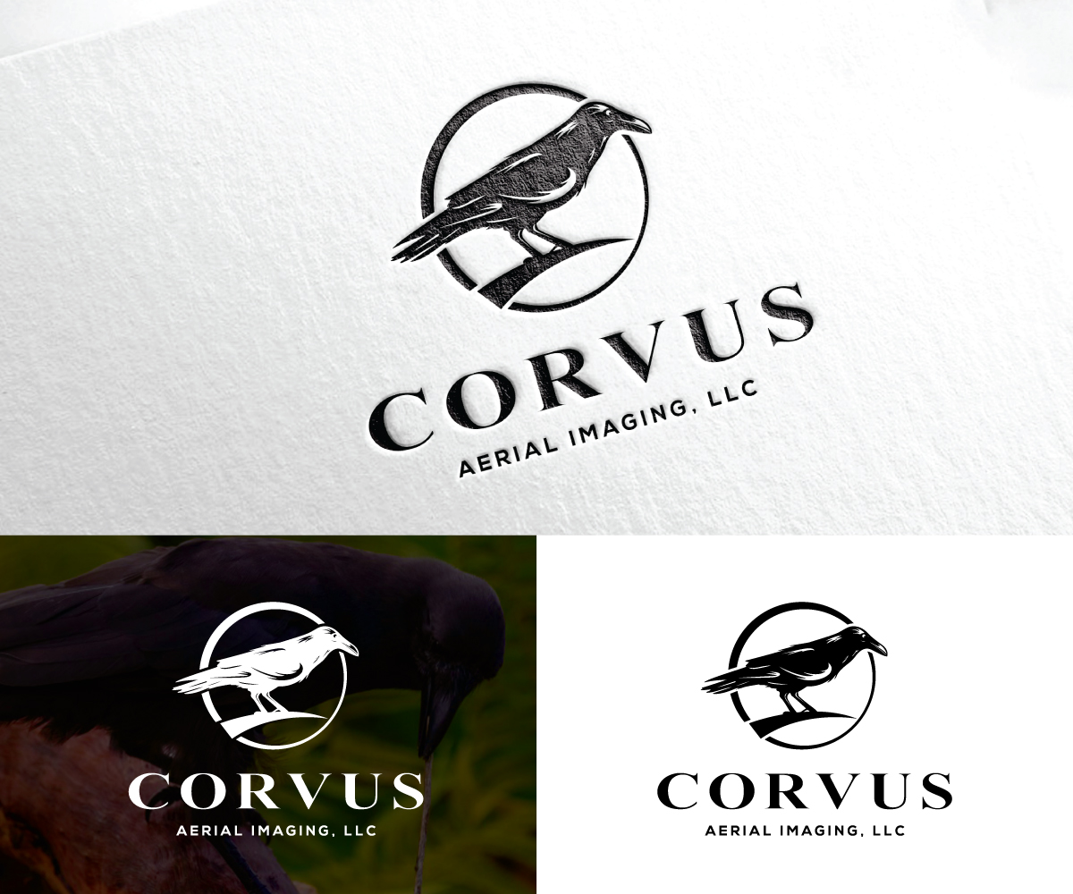 Logo Design by step forward 2 for Corvus Aerial Imaging, LLC | Design #29923616
