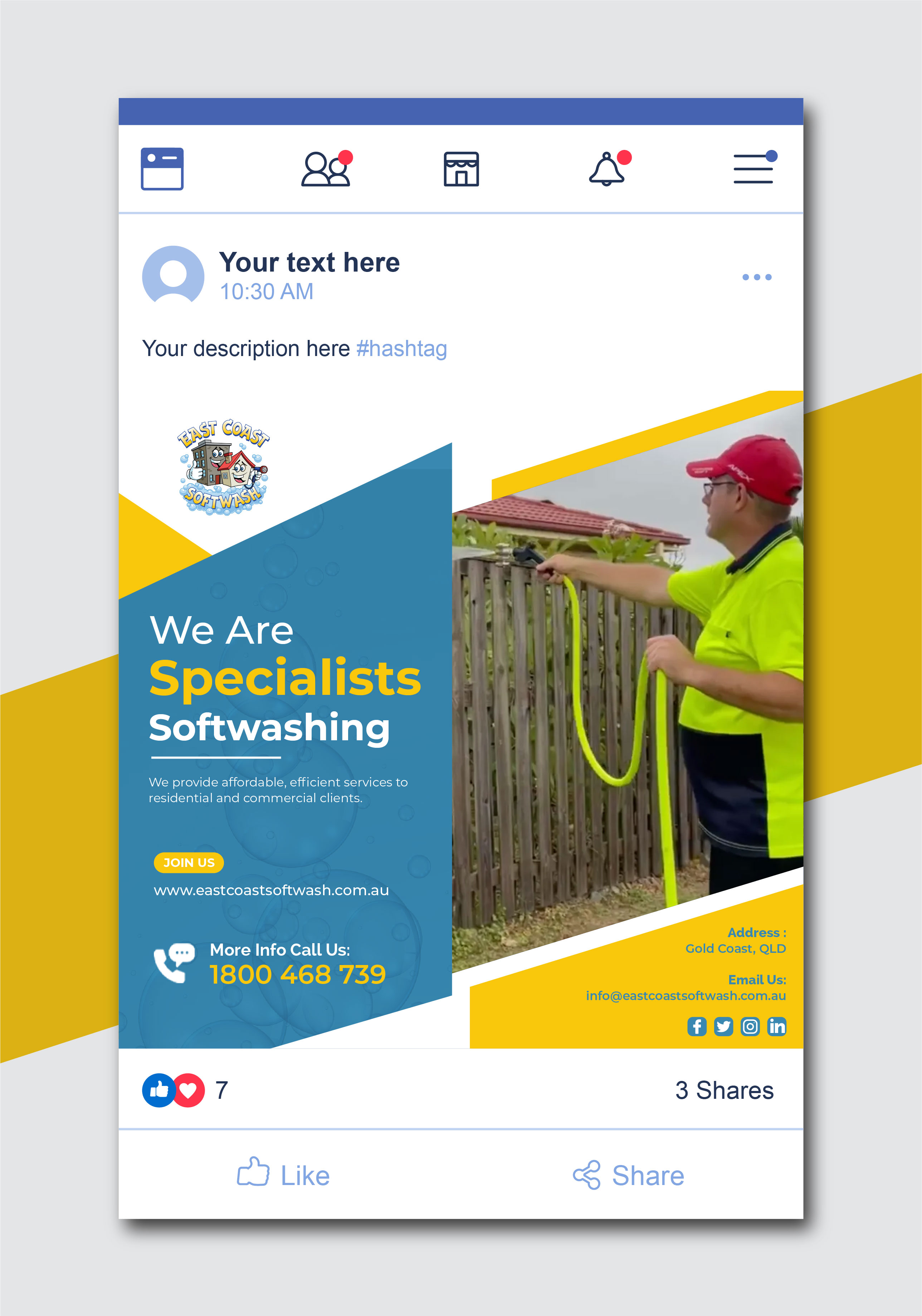 Graphic Design by artbitin for East Coast Softwash | Design #29923267