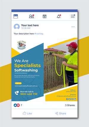 Diseño Gráfico por artbitin para East Coast Softwash | Diseño #29923267